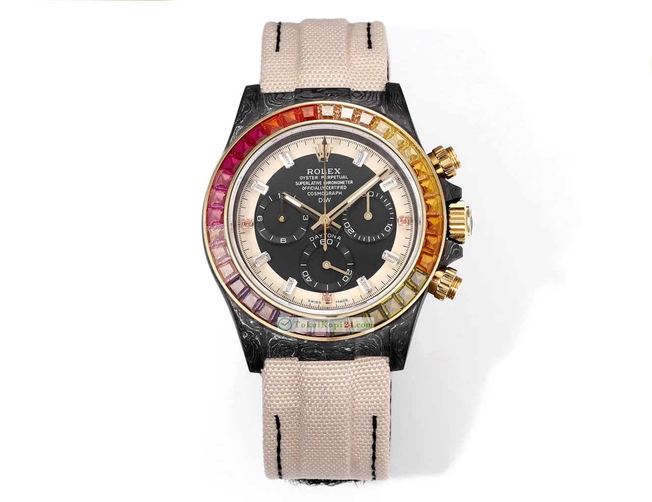 【カーボンファイバー】ロレックスコピー時計 デイトナクロノグラフ40mm VS工場29881001