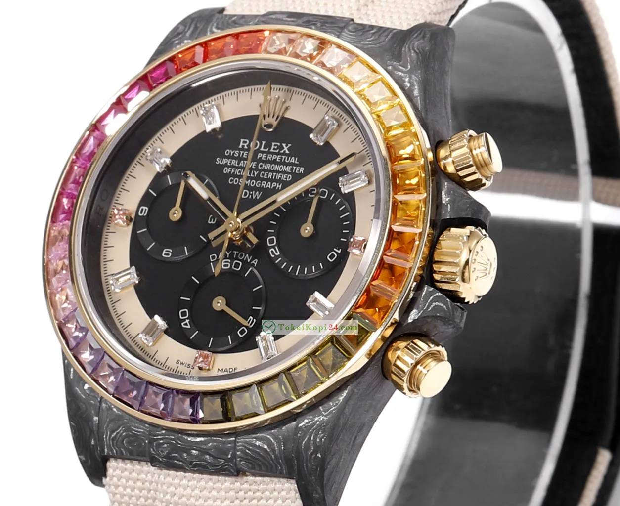 【カーボンファイバー】ロレックスコピー時計 デイトナクロノグラフ40mm VS工場29881001[2]