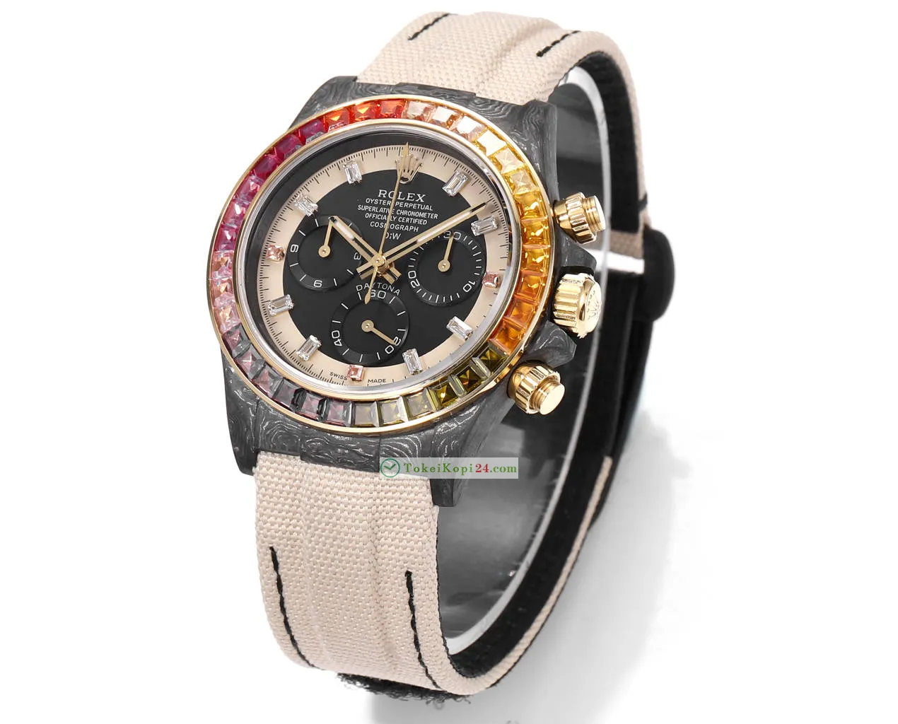 【カーボンファイバー】ロレックスコピー時計 デイトナクロノグラフ40mm VS工場29881001[3]