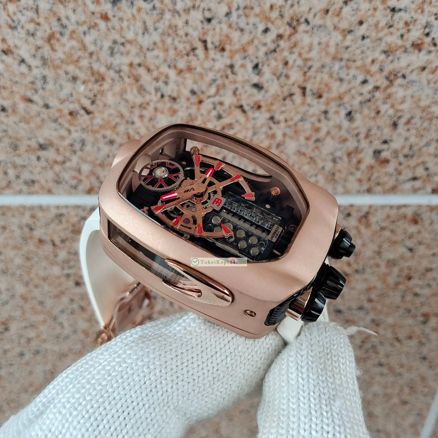 特別モデル高級時計ジェイコブ チェコ ヒョウ ローズゴールド779293[1]