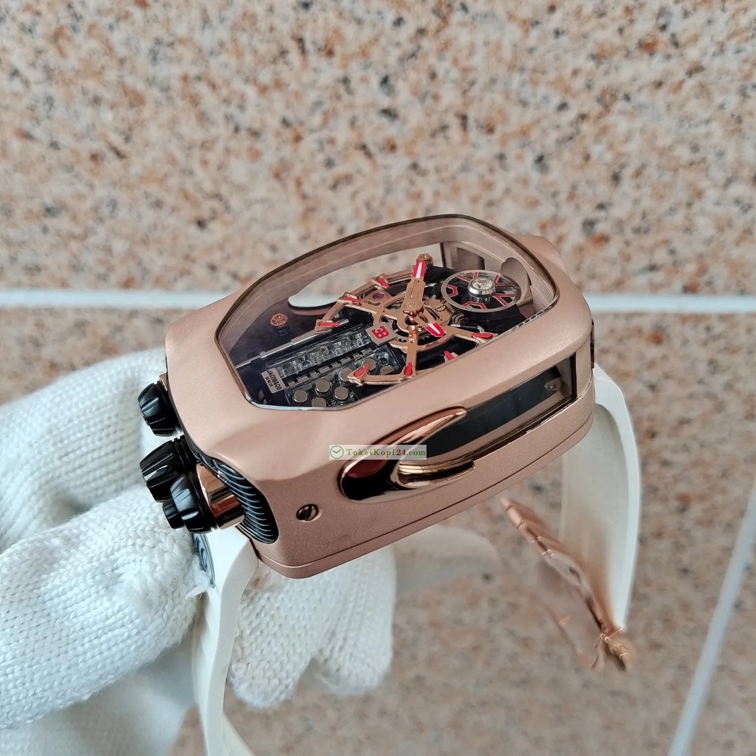 特別モデル高級時計ジェイコブ チェコ ヒョウ ローズゴールド779293[2]