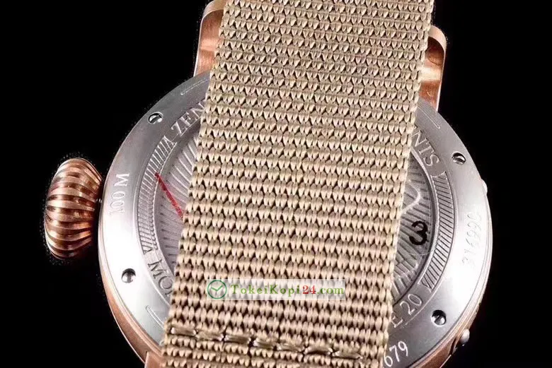 一流ゼニス パイロット29.2430.679/21.C753 自動巻き機械45 mm レトロなスタイル[6]