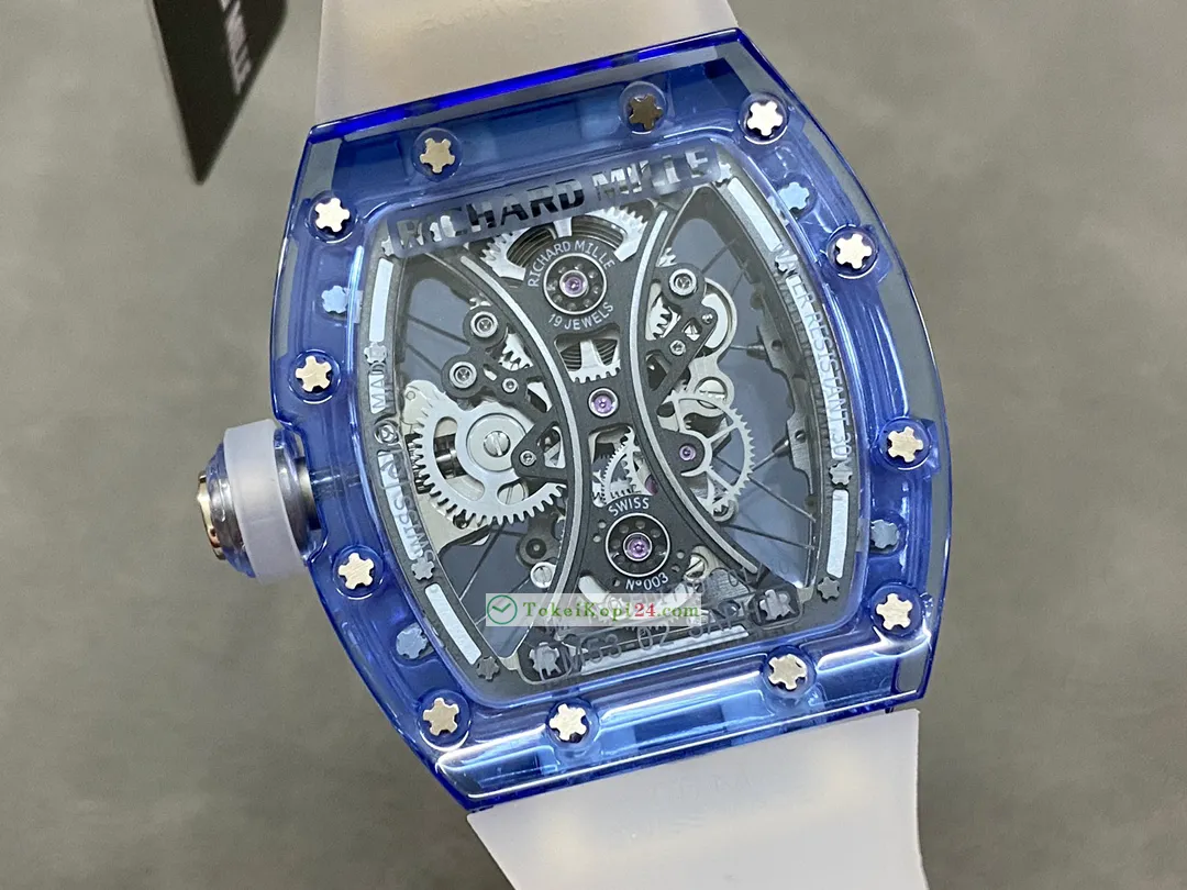トップアーティファクト リシャール・ミルRM053-02透明ポロトゥールビヨン最高品質[6]