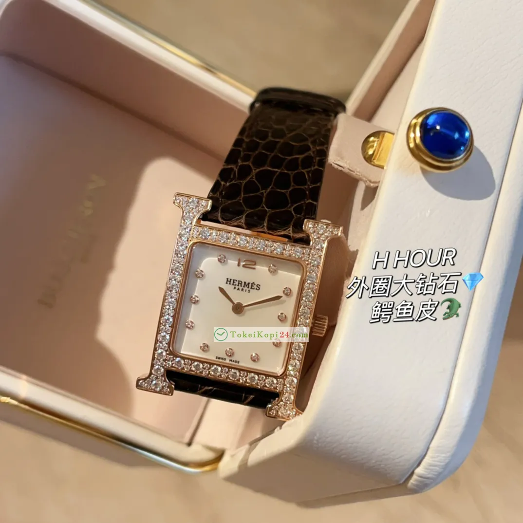 ダイヤモンド エルメス ウール H レディース ブランドコピー時計H802076
