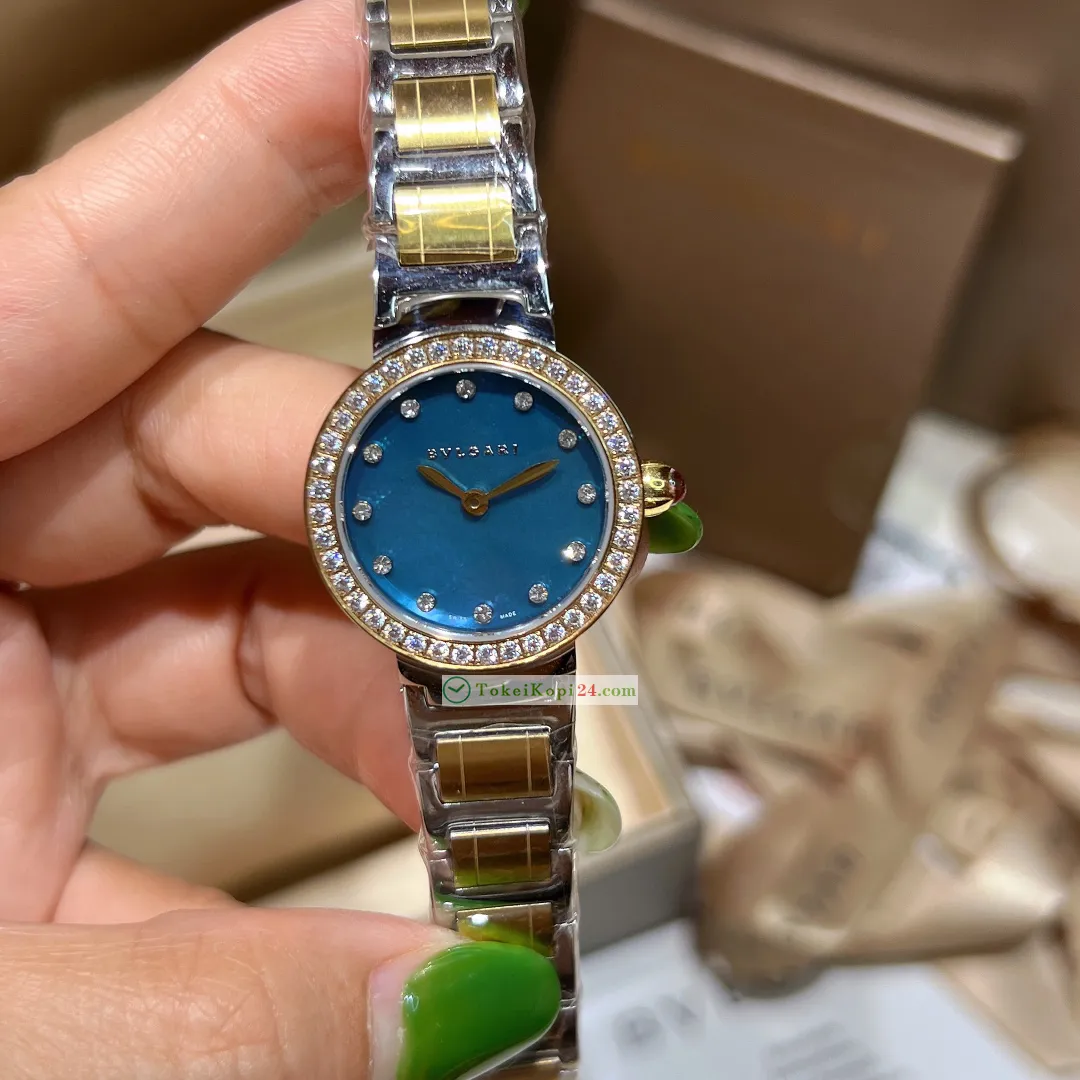 【新品発見】ブルガリ Bvlgariコピー時計女性用26 mm ブルースタイル 317229B