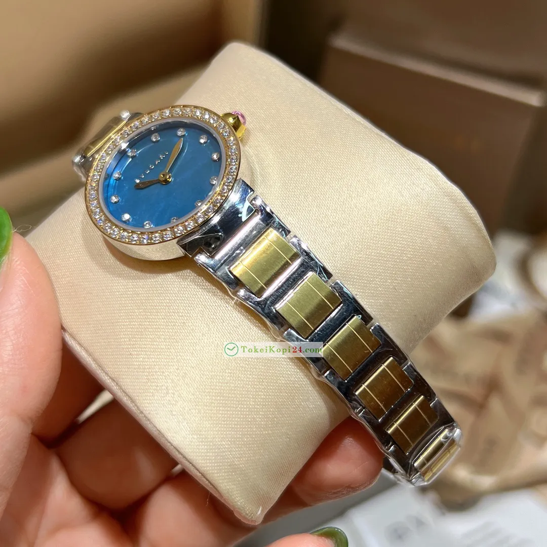 【新品発見】ブルガリ Bvlgariコピー時計女性用26 mm ブルースタイル 317229B[8]