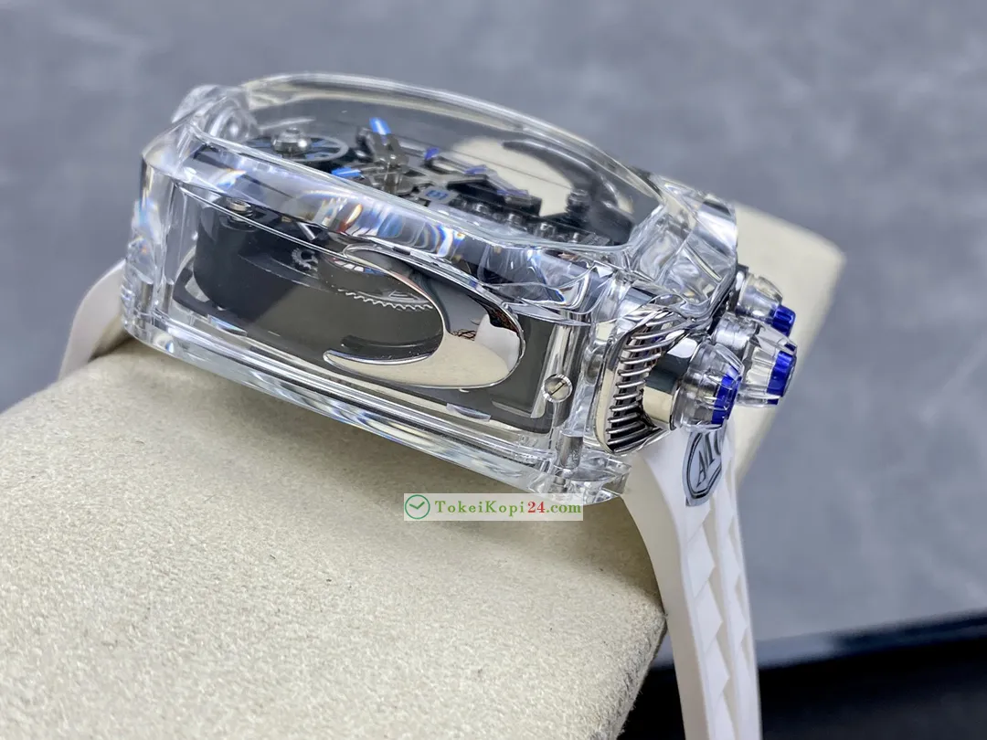 透明偽物ジェイコブ時計ブランド シロンのホワイトゴールド32308FG[4]