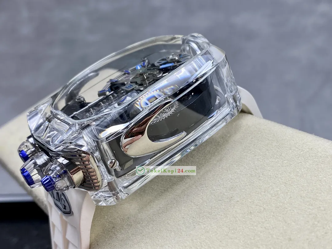 透明偽物ジェイコブ時計ブランド シロンのホワイトゴールド32308FG[5]