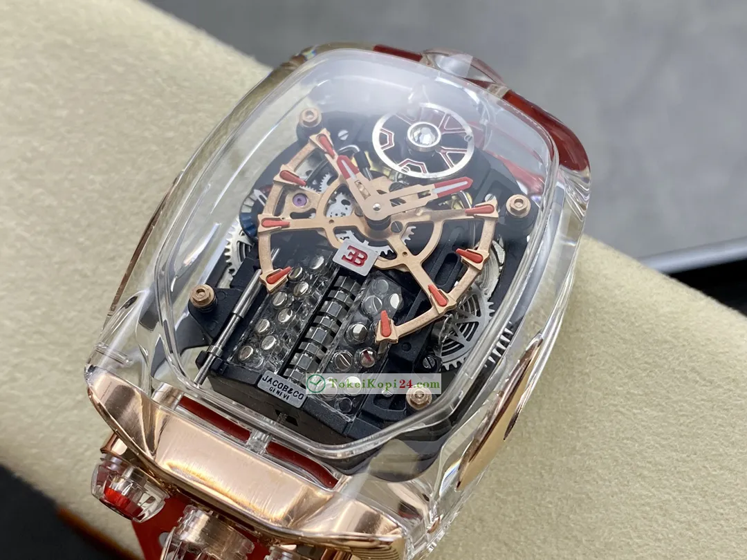 2024 ジェイコブコピー時計ブランド レッド W16 エンジン搭載2583FG【迅速な発送】[2]