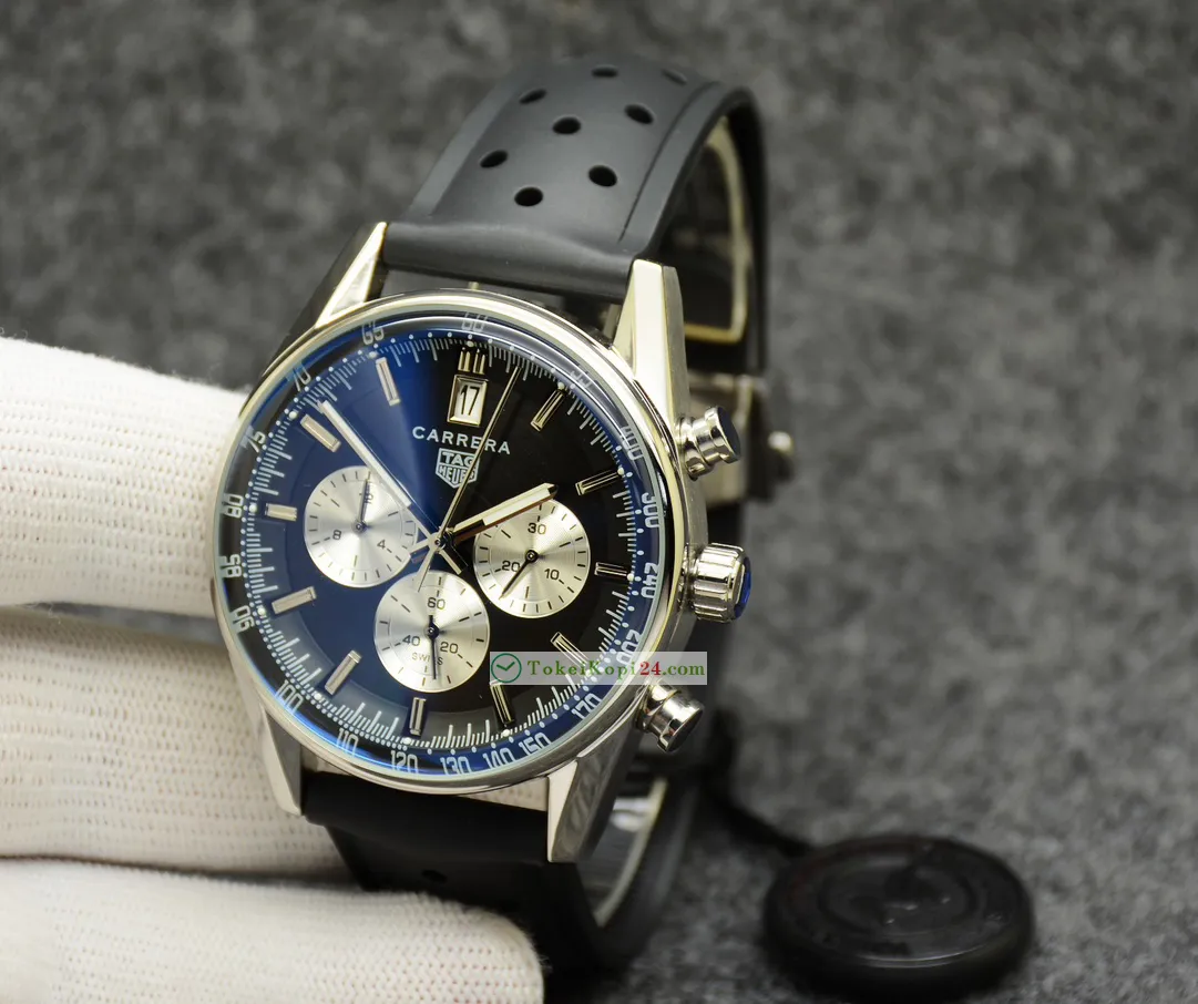 【新品メンズ腕時計】タグホイヤーN級 カレラ 42mm クロノグラフW3921.0292.09[1]