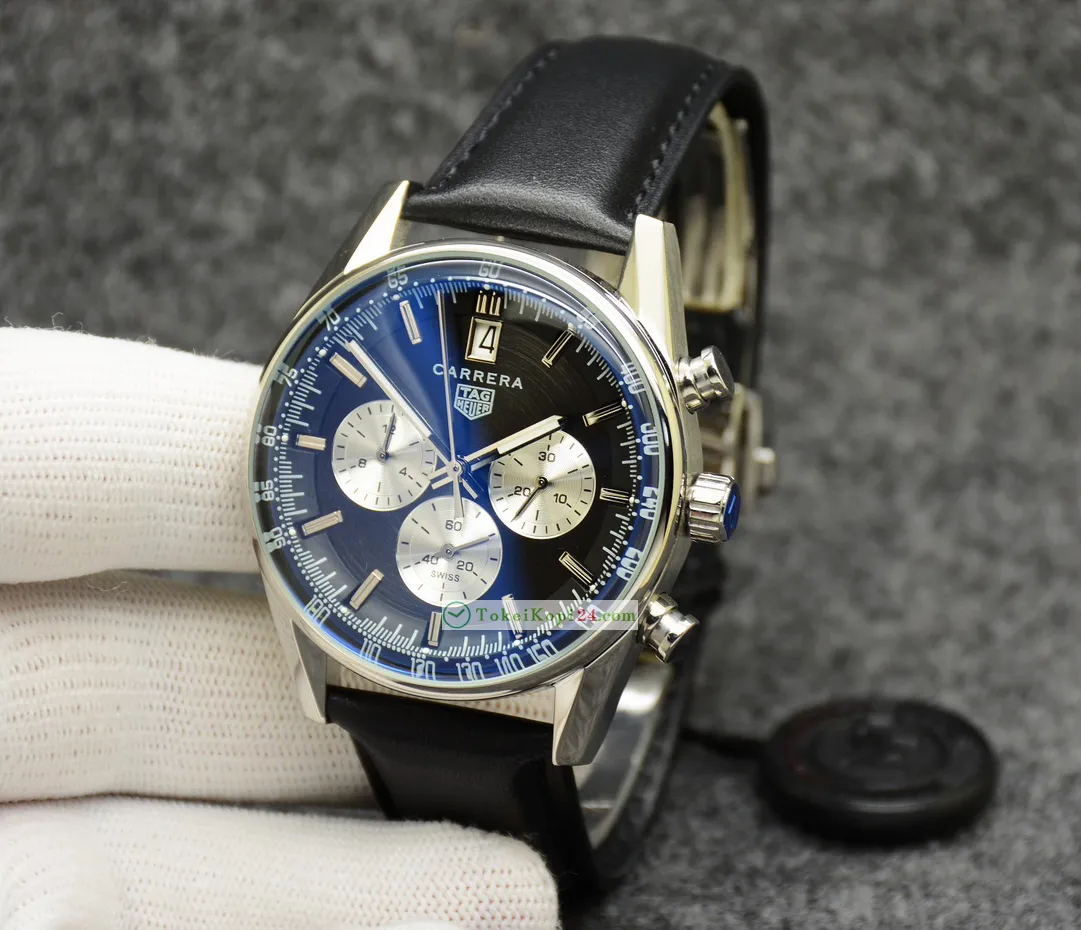 【新品メンズ腕時計】タグホイヤーN級 カレラ 42mm クロノグラフW3921.0292.09[3]