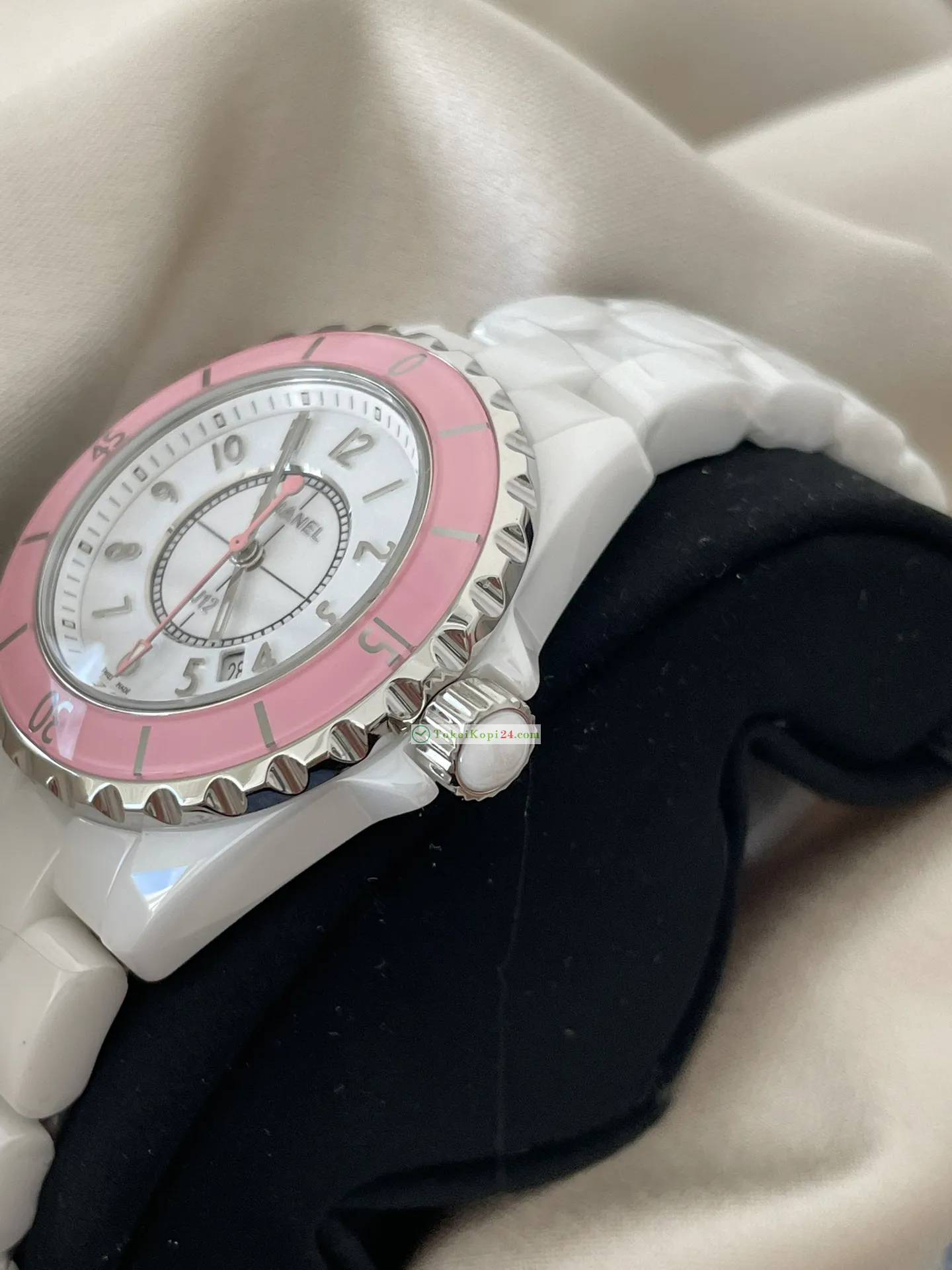 CHANEL高品質ブランド時計 J12 レディース ピンクセラミックH110292[6]