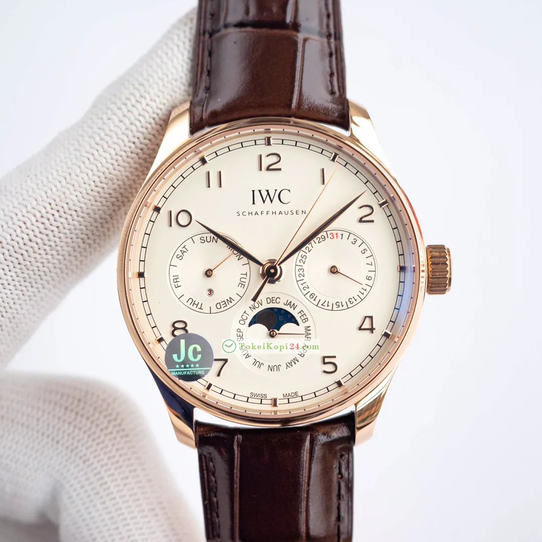 最新の IWCコピー時計 ポルトギーゼ ローズゴールド42紳士専用IW002982