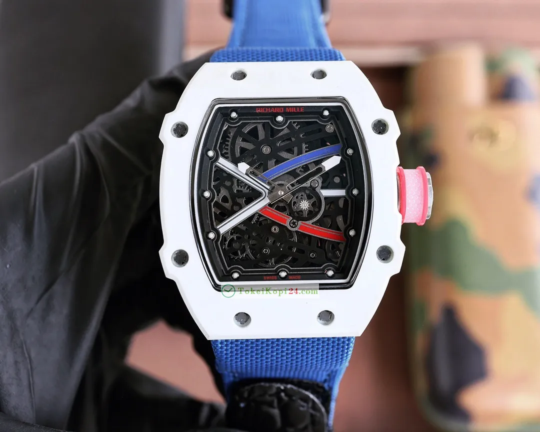 リシャール・ミルコピー時計 RM67-02 メンズ新作全自動機械式グリーン[5]
