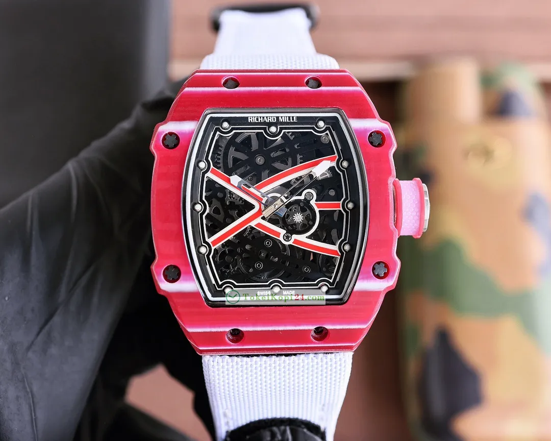 リシャール・ミルコピー時計 RM67-02 メンズ新作全自動機械式グリーン[6]