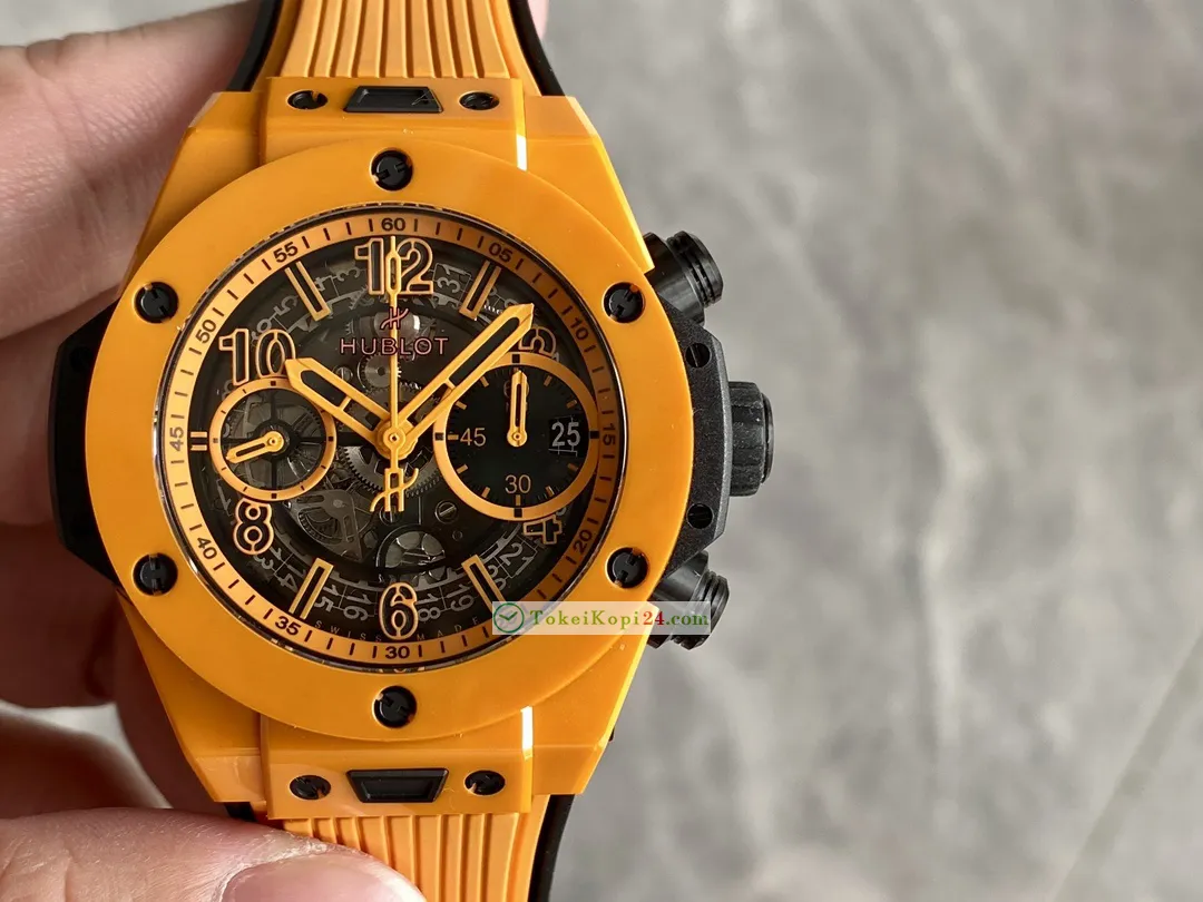 最高精密ウブロコピー時計 オレンジ セラミック ビッグ バン 42mm  H1502929