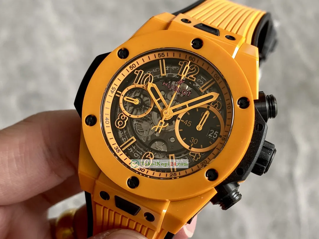 最高精密ウブロコピー時計 オレンジ セラミック ビッグ バン 42mm  H1502929[2]