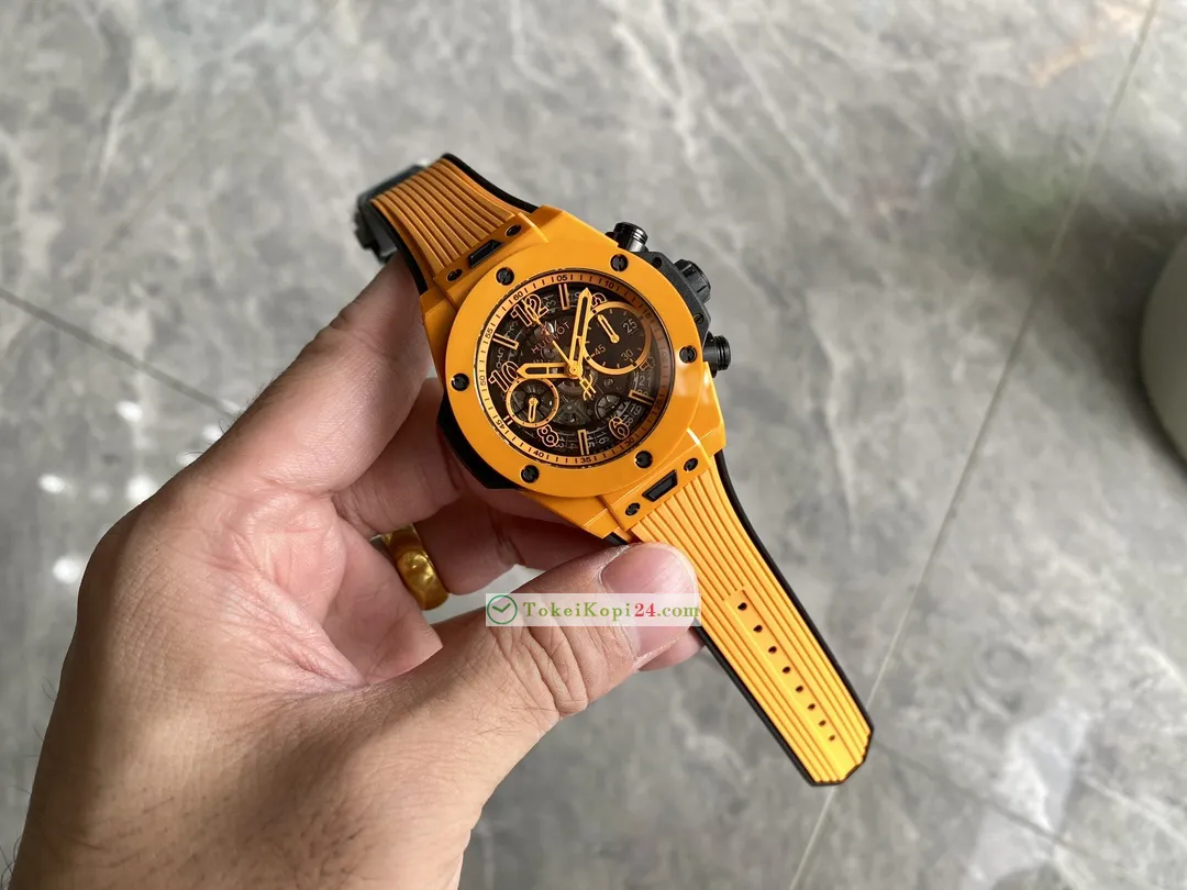 最高精密ウブロコピー時計 オレンジ セラミック ビッグ バン 42mm  H1502929[3]