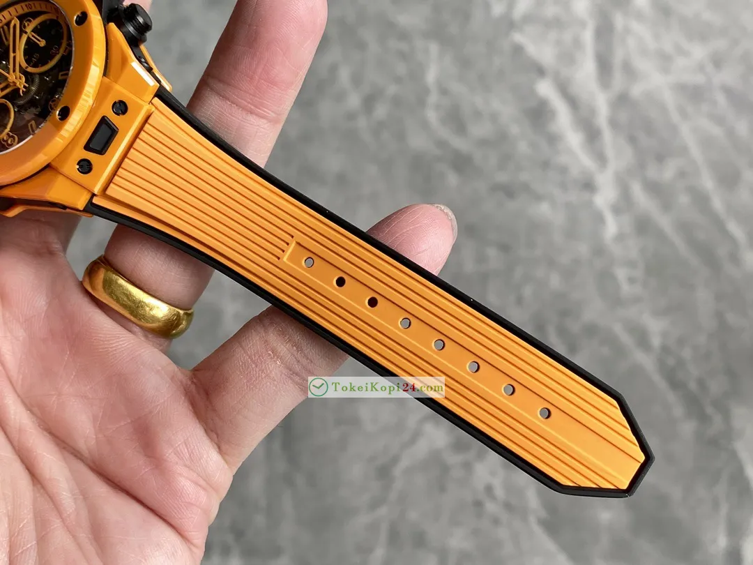 最高精密ウブロコピー時計 オレンジ セラミック ビッグ バン 42mm  H1502929[8]