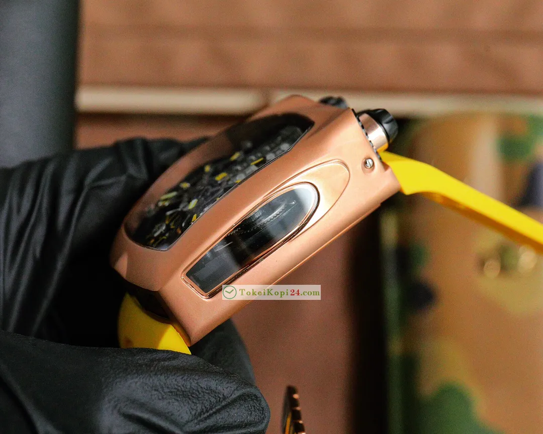 JACOB&COジェイコブN品 トゥールビヨン 黄色のストラップ280C192[7]