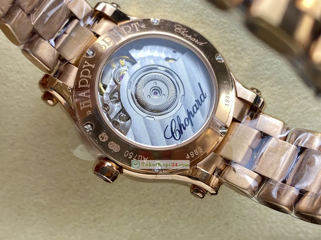 Chopardコピー時計女神レベル 人気ローズゴールド278559-3001/12[5]