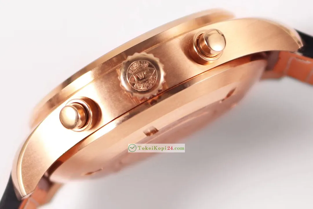 高級ブランドIWCパイロット クロノグラフ茶色のストラップ IWC3777[5]