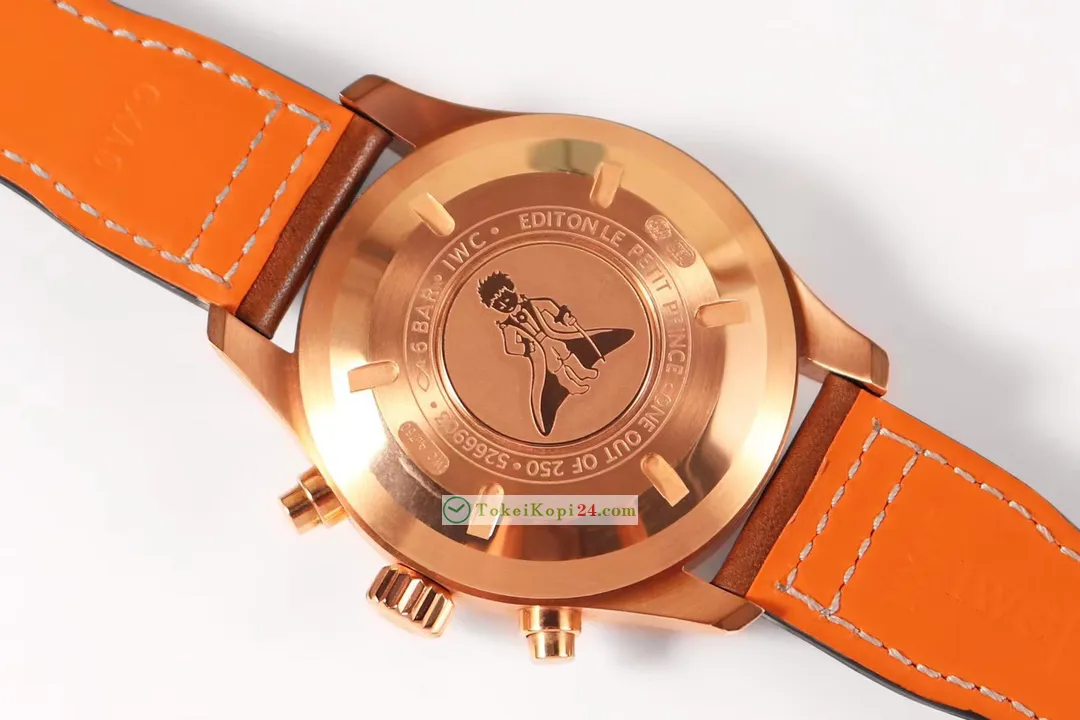 高級ブランドIWCパイロット クロノグラフ茶色のストラップ IWC3777[6]