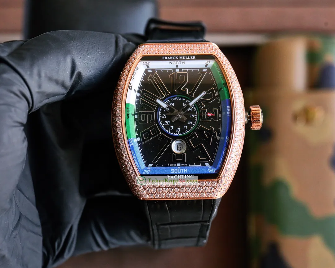 フランクミュラー コンキスタドール V45 SC DT フォールディングバックル 特別モデルV2919D27