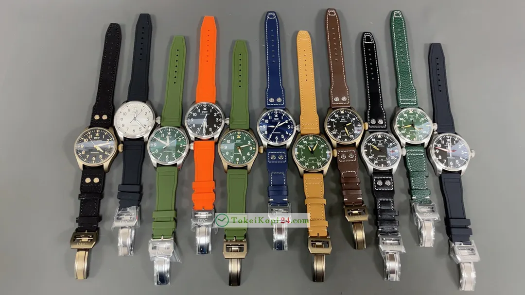 最大級IWC パイロット高級ブランドブルー文字盤 IW18920[5]