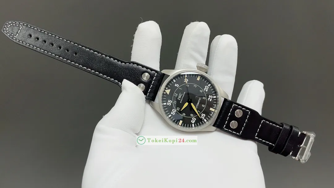 質感良好 IWCコピー時計パイロット43mmメンズ ブラック IW791691[1]