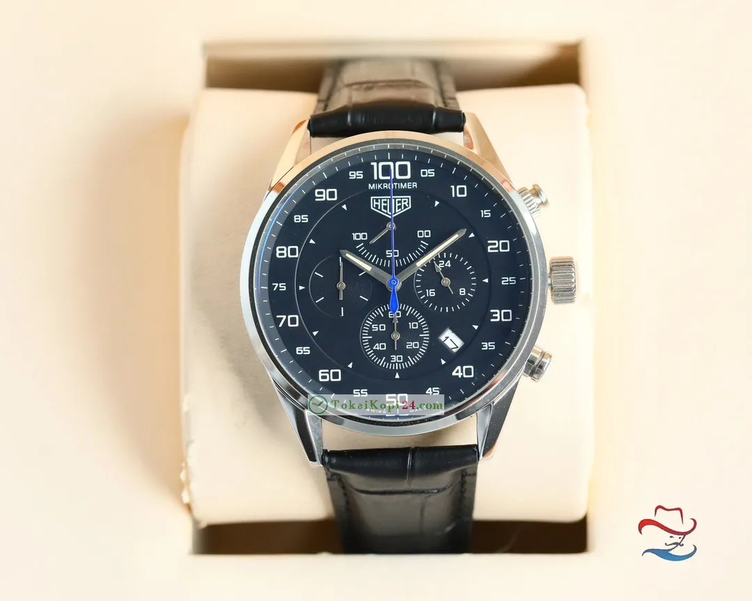 ブランド タグ・ホイヤー激安カレラ クロノグラフ43mm CA2901.N790【穴あき時計ストラップ】[1]