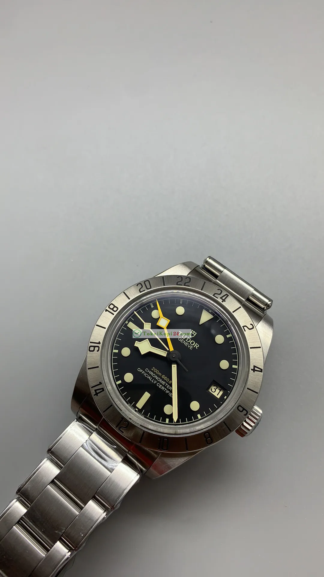 メンズ チュードルコピー時計 GMT ロープロファイル 視認性に優れる276629Q[1]