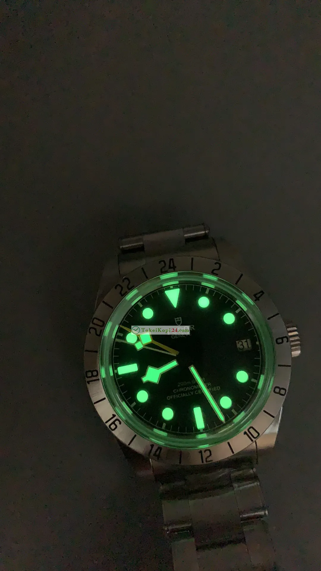メンズ チュードルコピー時計 GMT ロープロファイル 視認性に優れる276629Q[7]