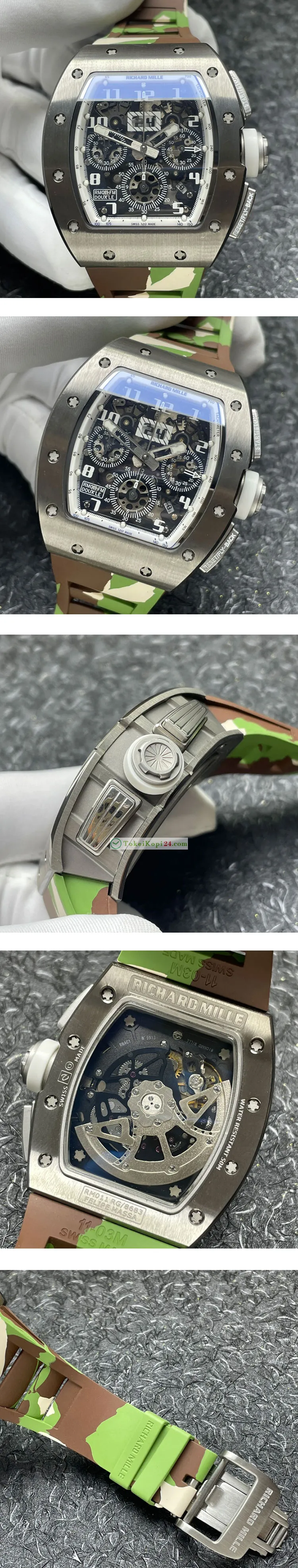 新品発見 高級 リシャール·ミル N級品 フライバック クロノグラフ RM11- FM