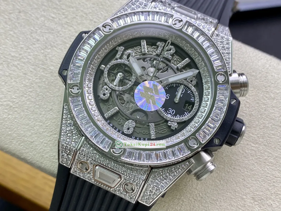 一番人気 HUBLOT ビッグバンN級品 ウニコ チタニウム ジュエリー 421.NX.1170.RX.0904