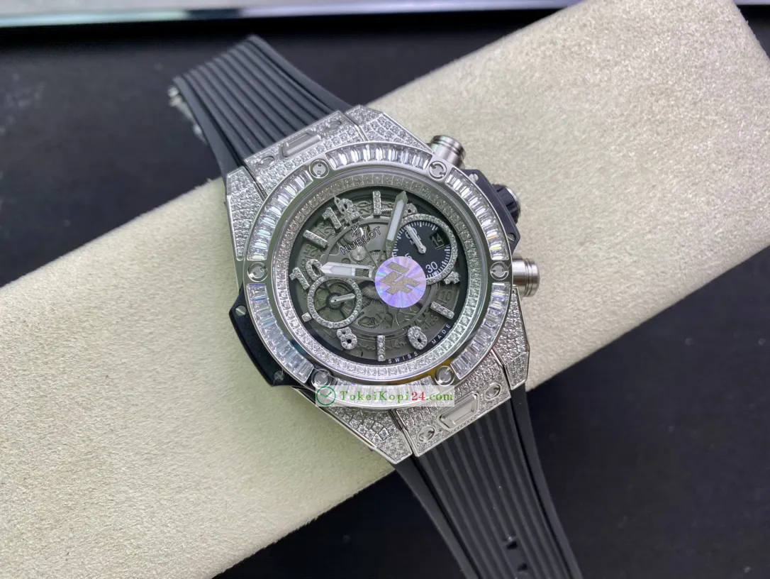 一番人気 HUBLOT ビッグバンN級品 ウニコ チタニウム ジュエリー 421.NX.1170.RX.0904[2]