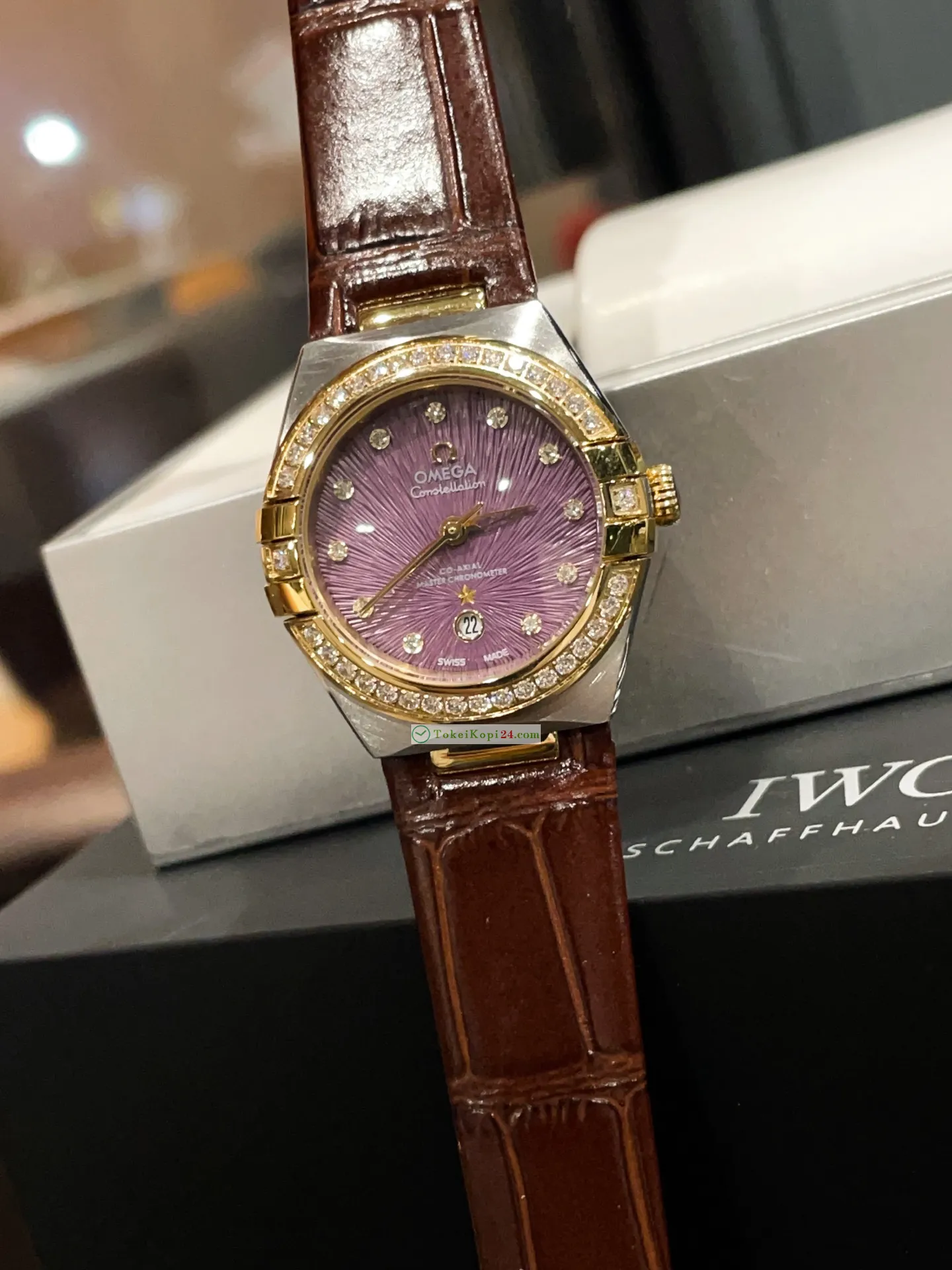  オメガ第5世代コンステレーション女性用 29mm 289G023 卓越性の追求時計[4]