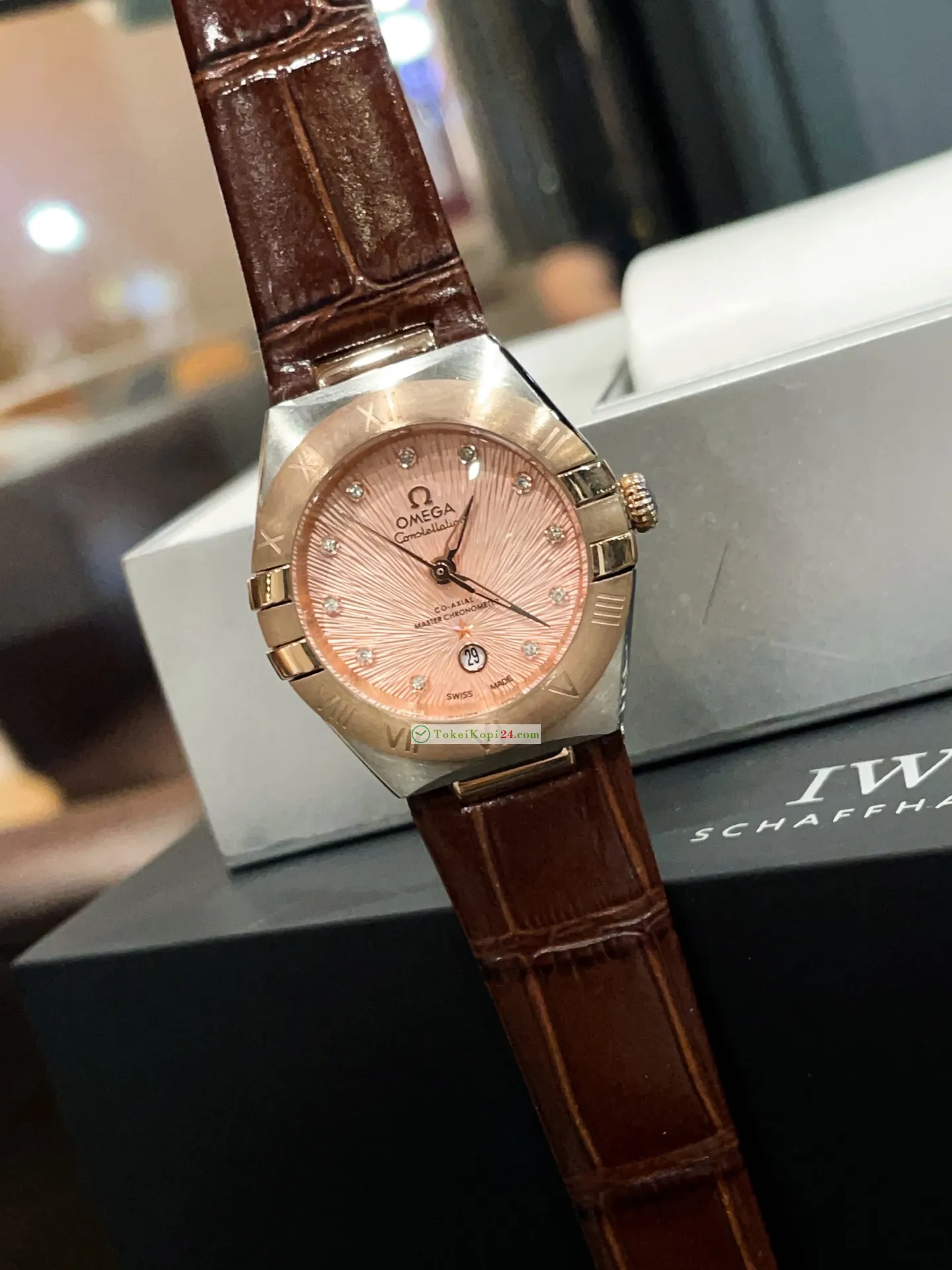  オメガ第5世代コンステレーション女性用 29mm 289G023 卓越性の追求時計[8]