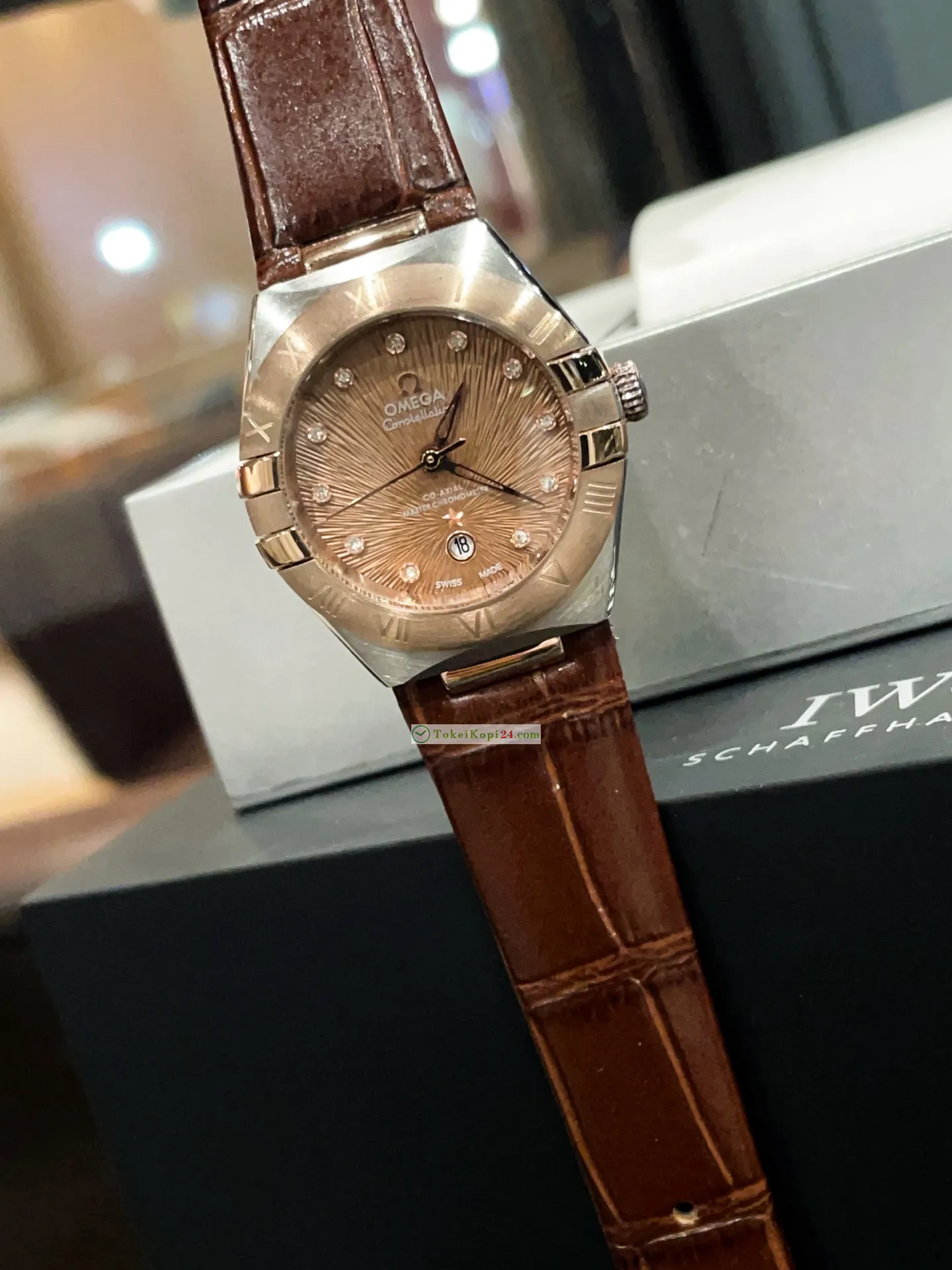 オメガ第5世代コンステレーション女性用 29mm 289G023 卓越性の追求時計[9]