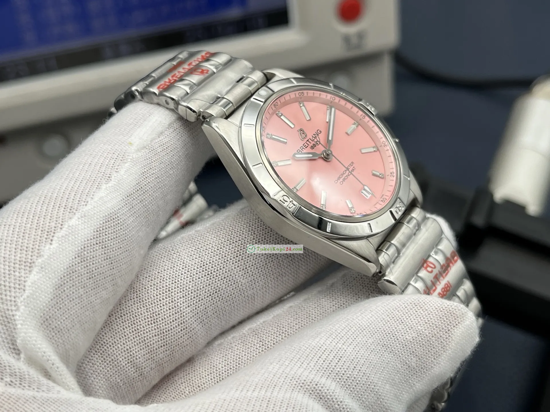 高級時計ブライトリングコピーA10380101L1A1-002 ピンク オートマチック 36mm[3]