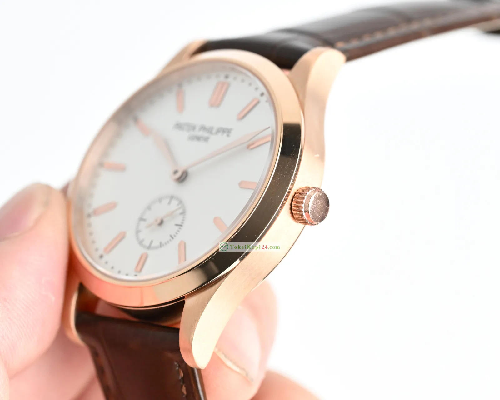 希少色 Patek Philippe カラトラバ 偽物 ステンレススチール P77976[6]