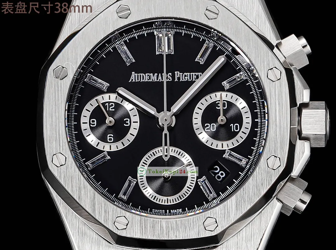 機能性良 オーデマピゲスーパーコピー時計 26715BC.ZZ.1356BC.01-03 ロイヤルオーク 38mm[3]