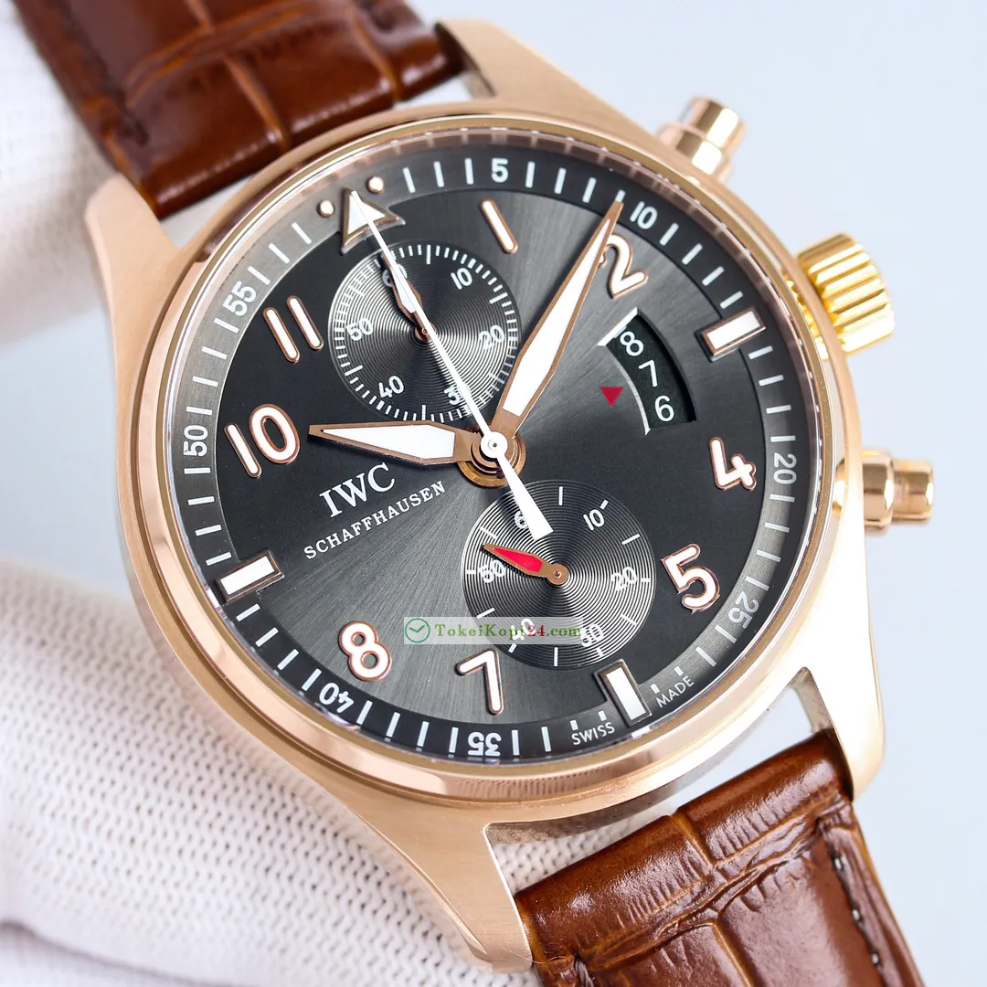 高級感IWCレプリカ スピットファイア パイロットクロノグラフIW387902[6]