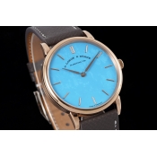 ランゲゾーネコピー SAXONIA ブルー2針のデザイン自動巻き8101SA52