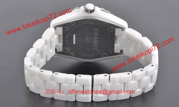 シャネル時計 CHANEL偽物 スーパーコピー 自動巻きセラミック タイプ メンズ ホワイト J12 42 H2981