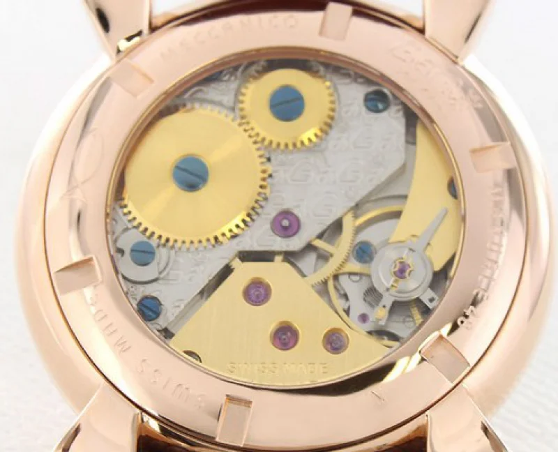 ガガミラノ コピー腕時計マニュアーレ48mm 手巻き スモールセコンド レザー PGPブラウン メンズ 5011.01S