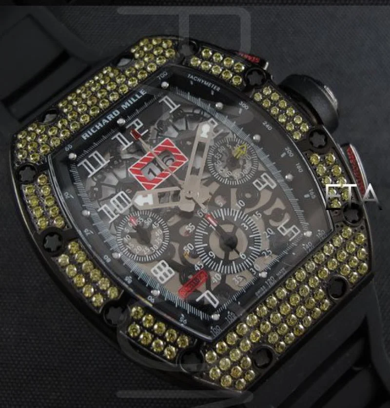 リシャール・ミル時計コピーフェリペ・マッサ, Asian 7750搭載 28800振動新品
