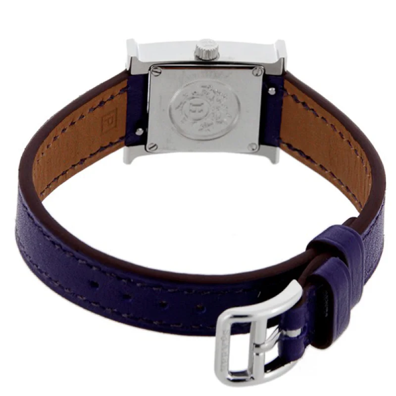 HERMES エルメス腕時計コピー Hウォッチ レザーベルト HH1.110.131/WW9K パープル
