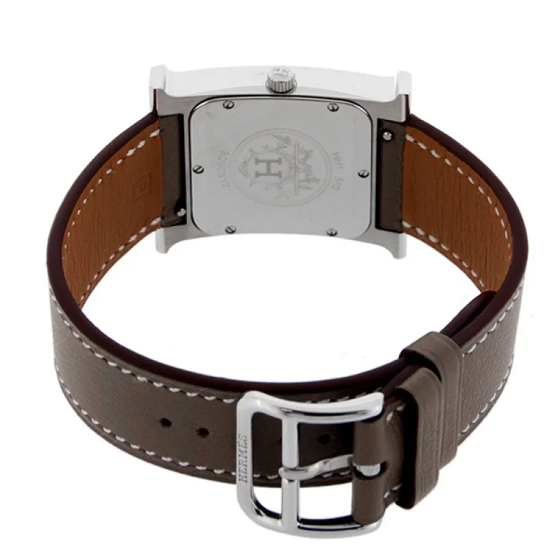 HERMES エルメス時計コピー Hウォッチ レザーベルト HH1.510.131/WW18 ベージュ