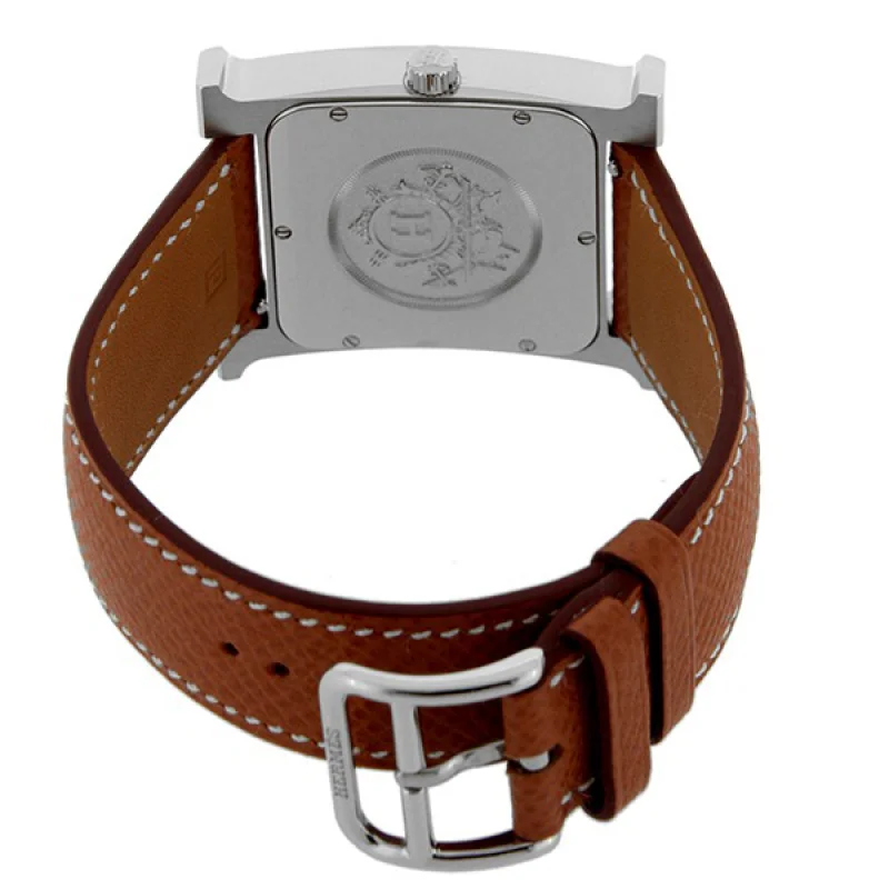 HERMES エルメス腕時計コピー Hウォッチ レザーベルト HH1.810.131/UGO ブラウン